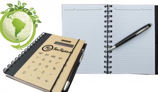 Cuaderno Ecológico con Calculadora